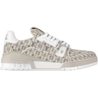 Louis Vuitto* Trainer 'Striped Mini Monogram - Beige' Louis Vuitto* Trainer 'Striped Mini Monogram - Beige'