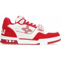 Louis Vuitto* Trainer 'Velcro Strap - Red Monogram Denim' Louis Vuitto* Trainer 'Velcro Strap - Red Monogram Denim'