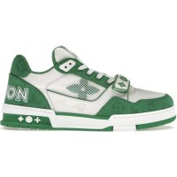 Louis Vuitto* Trainer 'Velcro Strap - Green Monogram Denim' Louis Vuitto* Trainer 'Velcro Strap - Green Monogram Denim'