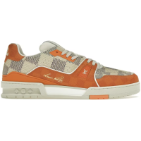 Louis Vuitto* Trainer 'Damier - White Orange' Louis Vuitto* Trainer 'Damier - White Orange'