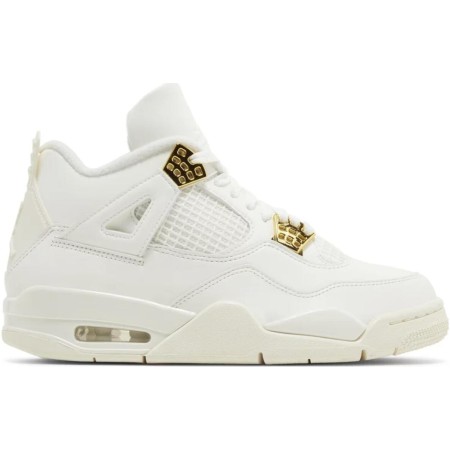 Wmns Air Jordan 4 Retro 'Metallic Gold'