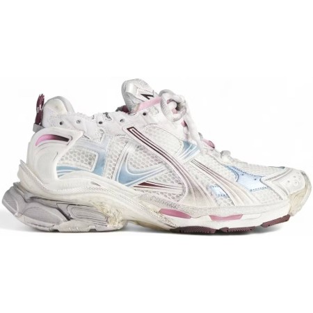 Balenciag* Runner Sneaker 'Gradient - White Blue Pink' Balenciag* Runner Sneaker 'Gradient - White Blue Pink'