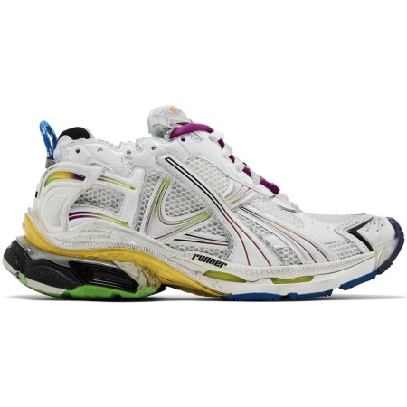 Balenciag* Runner Sneaker 'Gradient - White Multi-Color' Balenciag* Runner Sneaker 'Gradient - White Multi-Color'