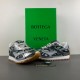 Bottega Venet* Orbit Sneaker 'Biliard Green Silver'