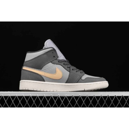Wmns Air Jordan 1 Mid 'Iron Grey Onyx' Wmns Air Jordan 1 Mid 'Iron Grey Onyx'