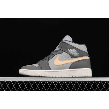 Wmns Air Jordan 1 Mid 'Iron Grey Onyx' Wmns Air Jordan 1 Mid 'Iron Grey Onyx'