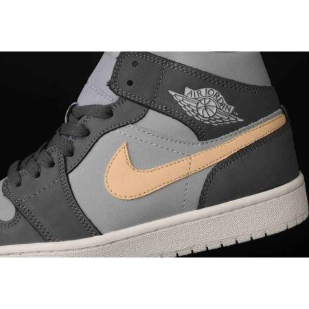 Wmns Air Jordan 1 Mid 'Iron Grey Onyx' Wmns Air Jordan 1 Mid 'Iron Grey Onyx'