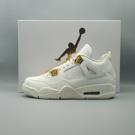 Wmns Air Jordan 4 Retro 'Metallic Gold'