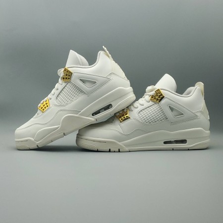 Wmns Air Jordan 4 Retro 'Metallic Gold'