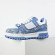 Louis Vuitto* Trainer Maxi 'Blue Monogram Denim'