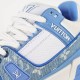 Louis Vuitto* Trainer Maxi 'Blue Monogram Denim'