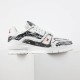 Louis Vuitto* Trainer 'Colored-In Motif - White Black' Louis Vuitto* Trainer 'Colored-In Motif - White Black'