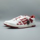 Amiri Skel Top Low 'White Red' Amiri Skel Top Low 'White Red'