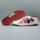 Amiri Skel Top Low 'White Red' Amiri Skel Top Low 'White Red'