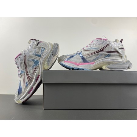Balenciag* Runner Sneaker 'Gradient - White Blue Pink' Balenciag* Runner Sneaker 'Gradient - White Blue Pink'