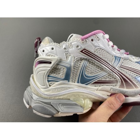 Balenciag* Runner Sneaker 'Gradient - White Blue Pink' Balenciag* Runner Sneaker 'Gradient - White Blue Pink'