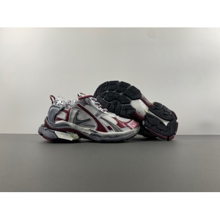 Balenciag* Runner Sneaker 'Burgundy Grey' Balenciag* Runner Sneaker 'Burgundy Grey'