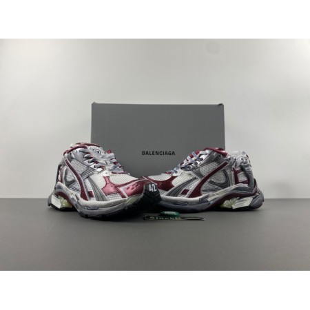 Balenciag* Runner Sneaker 'Burgundy Grey' Balenciag* Runner Sneaker 'Burgundy Grey'