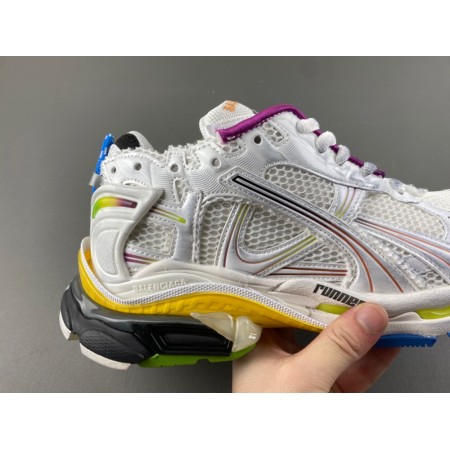 Balenciag* Runner Sneaker 'Gradient - White Multi-Color' Balenciag* Runner Sneaker 'Gradient - White Multi-Color'