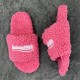 Balenciag* Furry Slides 'Pink' Balenciag* Furry Slides 'Pink'