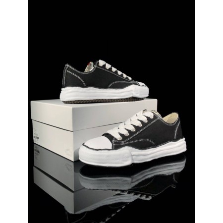 Maison Mihara Yasuhiro Peterson OG Sole Canvas Low 'Black' Maison Mihara Yasuhiro Peterson OG Sole Canvas Low 'Black'