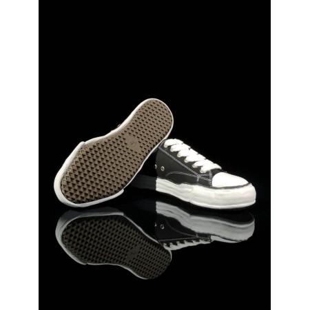 Maison Mihara Yasuhiro Peterson OG Sole Canvas Low 'Black' Maison Mihara Yasuhiro Peterson OG Sole Canvas Low 'Black'