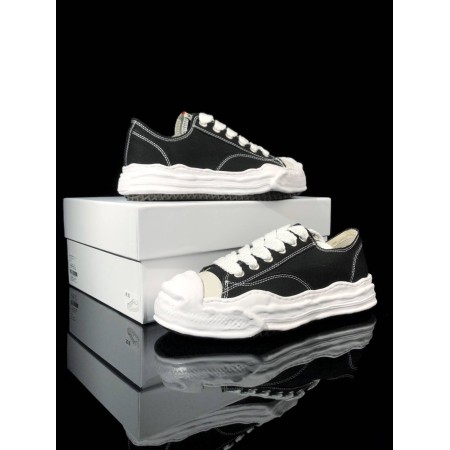 Maison Mihara Yasuhiro Hank OG Sole Canvas Low 'Black White' Maison Mihara Yasuhiro Hank OG Sole Canvas Low 'Black White'