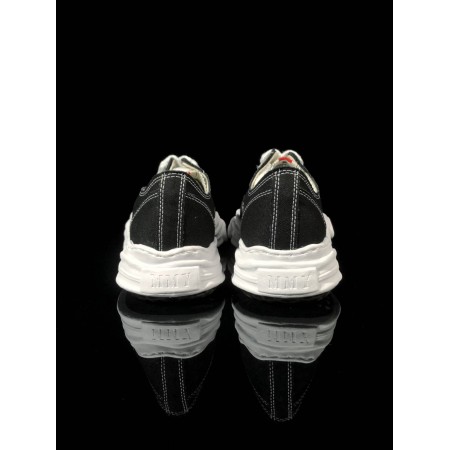 Maison Mihara Yasuhiro Hank OG Sole Canvas Low 'Black White' Maison Mihara Yasuhiro Hank OG Sole Canvas Low 'Black White'