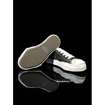 Maison Mihara Yasuhiro Hank OG Sole Canvas Low 'Black White' Maison Mihara Yasuhiro Hank OG Sole Canvas Low 'Black White'