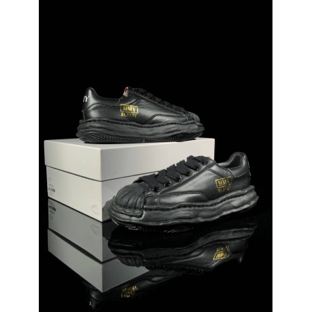 Maison Mihara Yasuhiro Blakey OG Sole Leather Low 'Black' Maison Mihara Yasuhiro Blakey OG Sole Leather Low 'Black'
