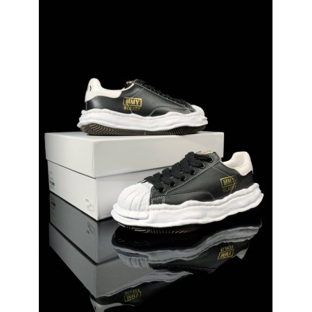 Maison Mihara Yasuhiro Blakey OG Sole Leather Low 'Black White' Maison Mihara Yasuhiro Blakey OG Sole Leather Low 'Black White'