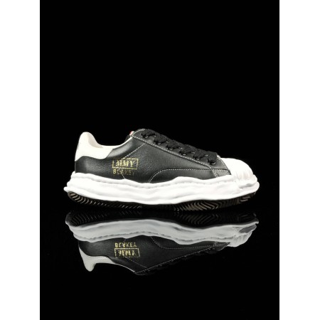 Maison Mihara Yasuhiro Blakey OG Sole Leather Low 'Black White' Maison Mihara Yasuhiro Blakey OG Sole Leather Low 'Black White'