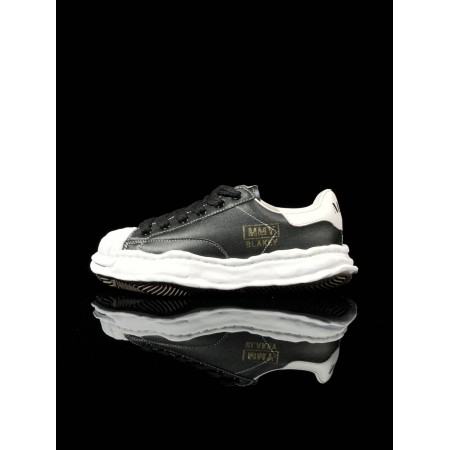 Maison Mihara Yasuhiro Blakey OG Sole Leather Low 'Black White' Maison Mihara Yasuhiro Blakey OG Sole Leather Low 'Black White'