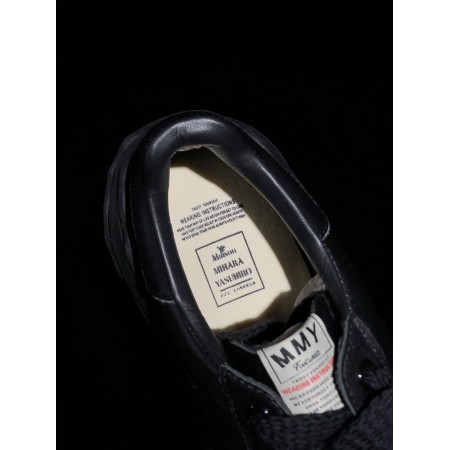 Maison Mihara Yasuhiro Blakey OG Sole Leather Low 'Black' Maison Mihara Yasuhiro Blakey OG Sole Leather Low 'Black'