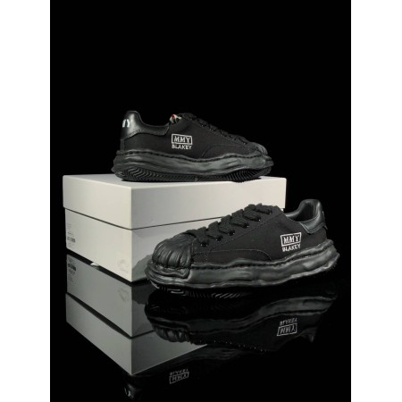 Maison Mihara Yasuhiro Blakey OG Sole Canvas Low 'Black' Maison Mihara Yasuhiro Blakey OG Sole Canvas Low 'Black'