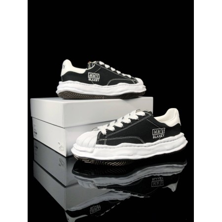 Maison Mihara Yasuhiro Blakey OG Sole Canvas Low 'Black White' Maison Mihara Yasuhiro Blakey OG Sole Canvas Low 'Black White'
