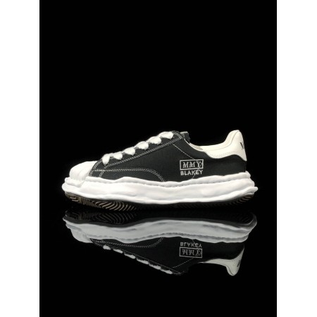 Maison Mihara Yasuhiro Blakey OG Sole Canvas Low 'Black White' Maison Mihara Yasuhiro Blakey OG Sole Canvas Low 'Black White'