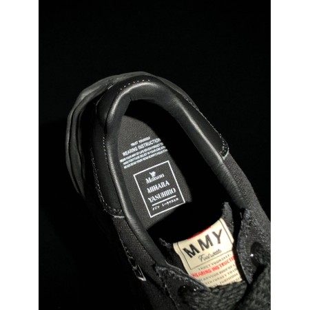 Maison Mihara Yasuhiro Blakey OG Sole Canvas Low 'Black' Maison Mihara Yasuhiro Blakey OG Sole Canvas Low 'Black'