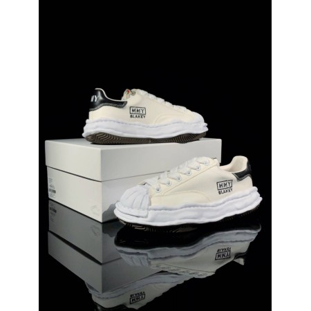 Maison Mihara Yasuhiro Blakey OG Sole Canvas Low 'White' Maison Mihara Yasuhiro Blakey OG Sole Canvas Low 'White'