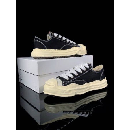 Maison Mihara Yasuhiro Hank Vintage Sole Canvas Low 'Black'
