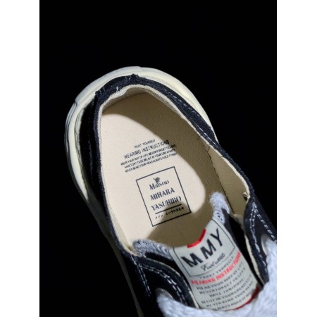 Maison Mihara Yasuhiro Hank Vintage Sole Canvas Low 'Black'