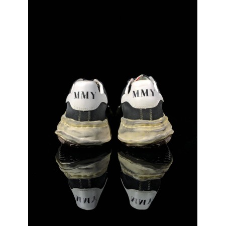Maison Mihara Yasuhiro Blakey OG Dyed Sole Canvas Low 'Black' Maison Mihara Yasuhiro Blakey OG Dyed Sole Canvas Low 'Black'