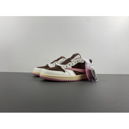 Travis Scott x Wmns Air Jordan 1 Retro Low OG SP 'Dark Pony Pink Oxford' Travis Scott x Wmns Air Jordan 1 Retro Low OG SP 'Dark Pony Pink Oxford'