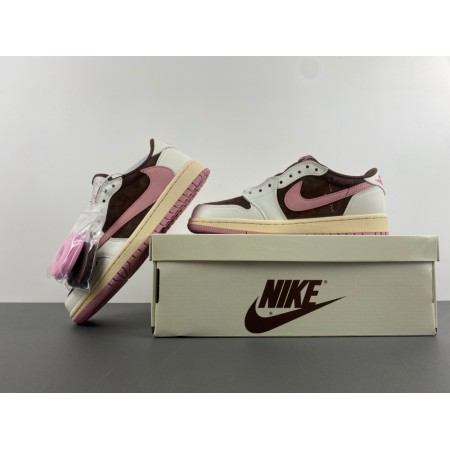 Travis Scott x Wmns Air Jordan 1 Retro Low OG SP 'Dark Pony Pink Oxford' Travis Scott x Wmns Air Jordan 1 Retro Low OG SP 'Dark Pony Pink Oxford'