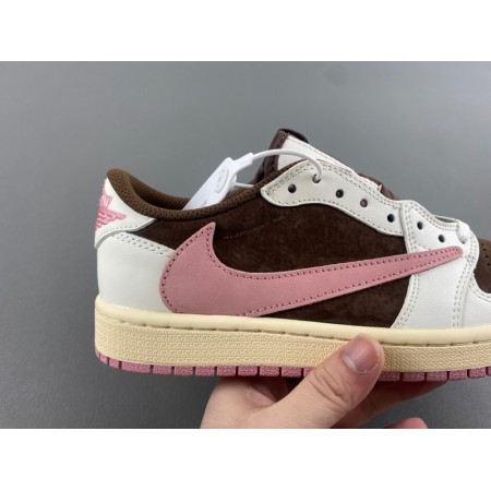 Travis Scott x Wmns Air Jordan 1 Retro Low OG SP 'Dark Pony Pink Oxford' Travis Scott x Wmns Air Jordan 1 Retro Low OG SP 'Dark Pony Pink Oxford'